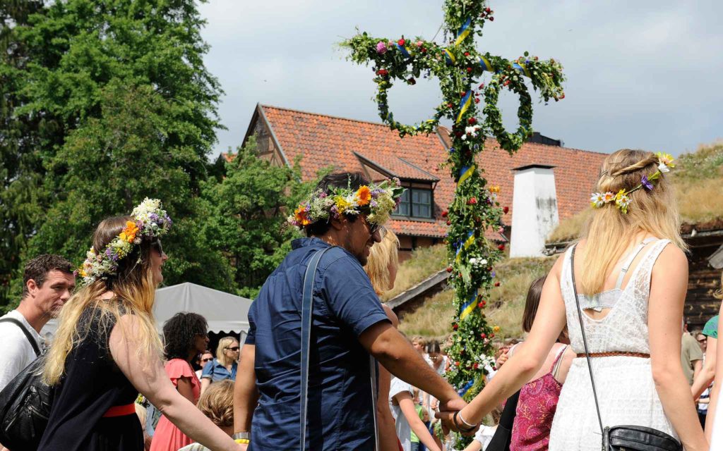 Midsummer’s Eve celebration at Kulturen in Lund.