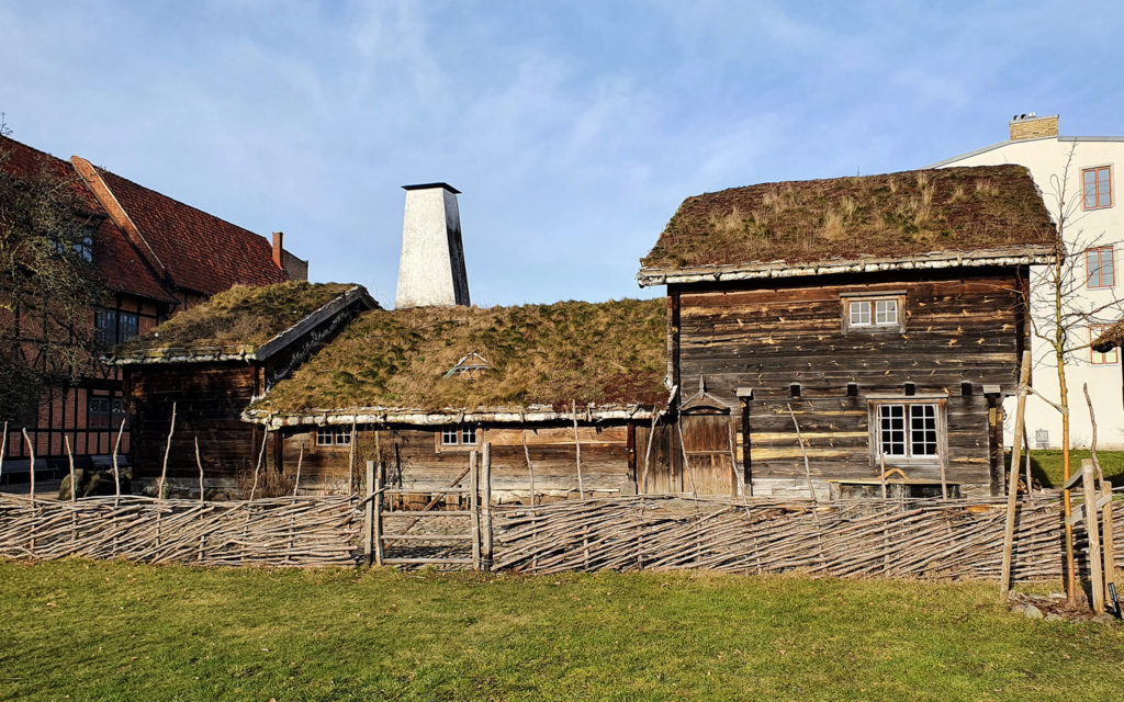 Blekingegården en solig februaridag.